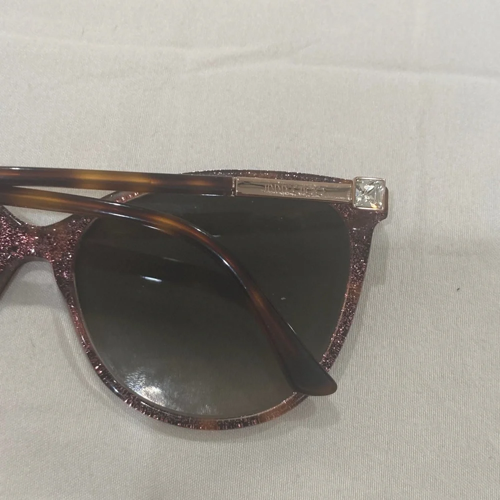 Jimmy Choo Tortoise Cat-Eye Sunglasses - Brown
